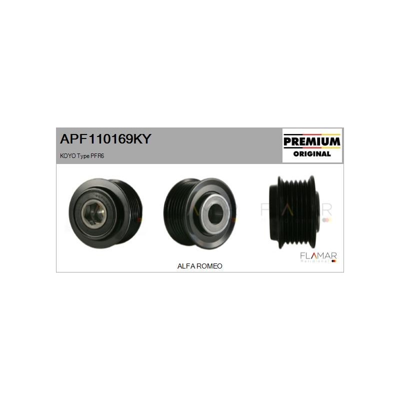 FLAMAR APF110169KY Polea, alternador - 1