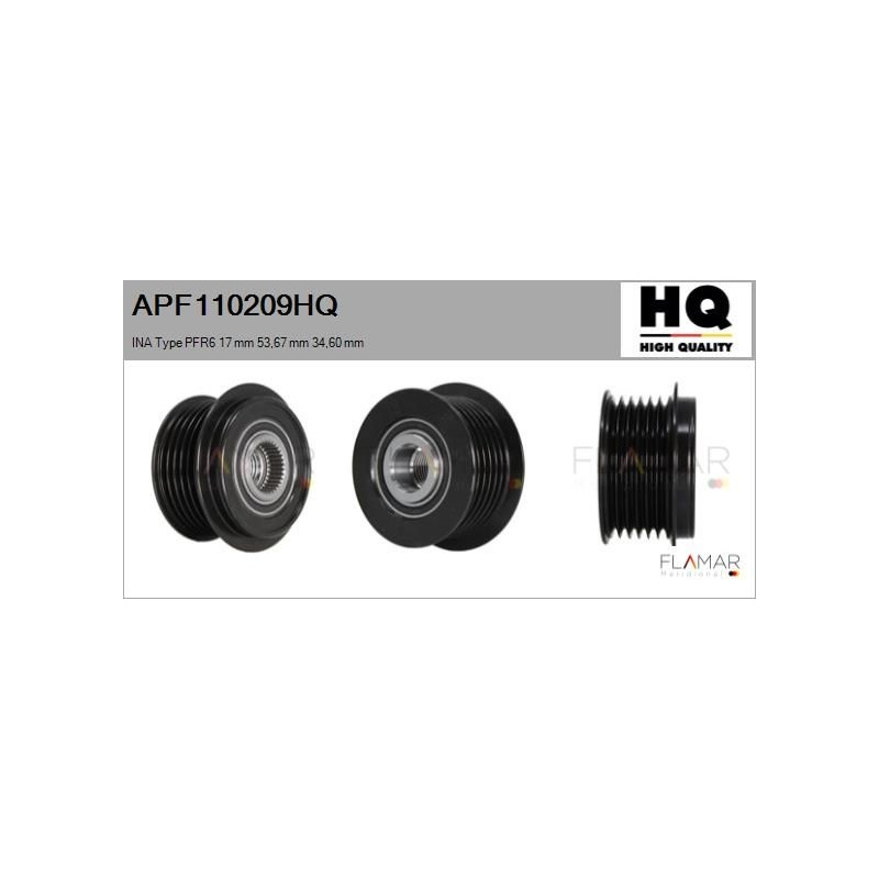 FLAMAR APF110209HQ Polea, alternador - 1