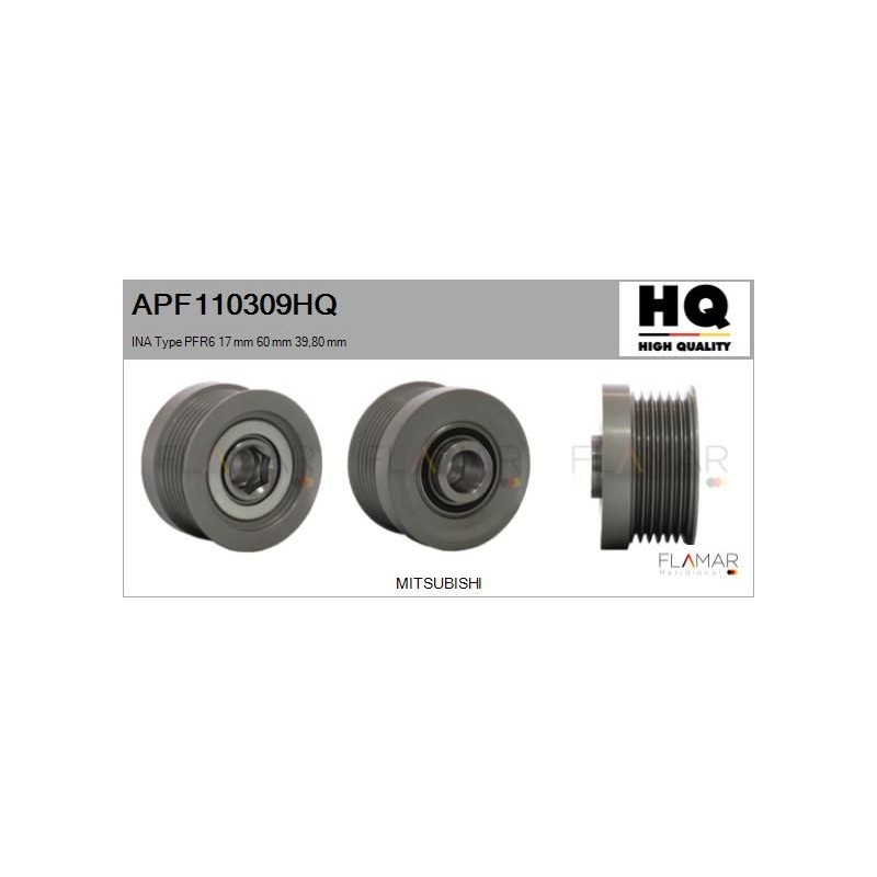 FLAMAR APF110309HQ Polea, alternador - 1