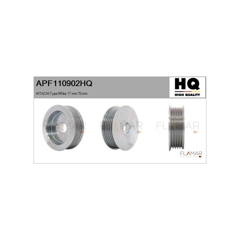 FLAMAR APF110902HQ Polea, alternador - 1