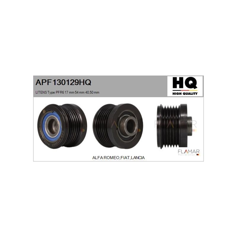 FLAMAR APF130129HQ Polea, alternador - 1