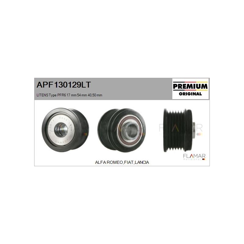 FLAMAR APF130129LT Polea, alternador - 1