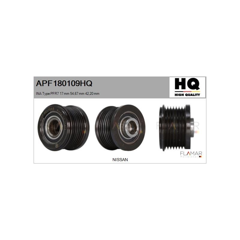 FLAMAR APF180109HQ Polea, alternador - 1