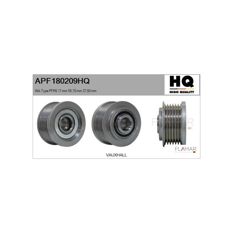 FLAMAR APF180209HQ Polea, alternador - 1