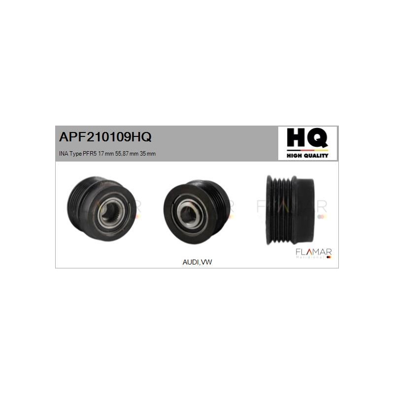 FLAMAR APF210109HQ Polea, alternador - 1