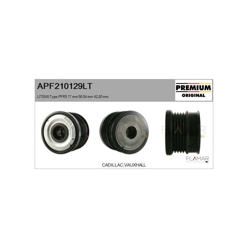 FLAMAR APF210129LT Polea, alternador - 1