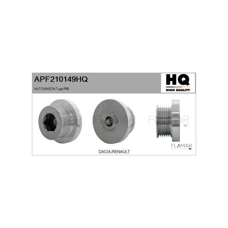 FLAMAR APF210149HQ Polea, alternador - 1