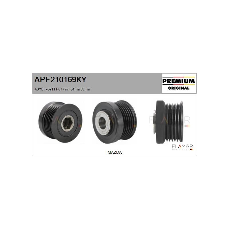 FLAMAR APF210169KY Polea, alternador - 1
