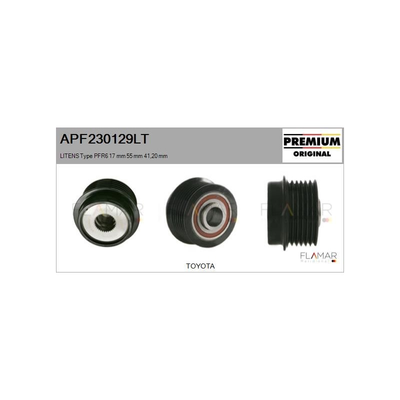 FLAMAR APF230129LT Polea, alternador - 1