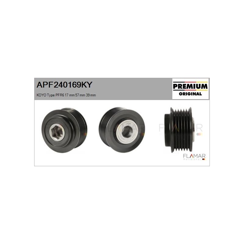 FLAMAR APF240169KY Polea, alternador - 1