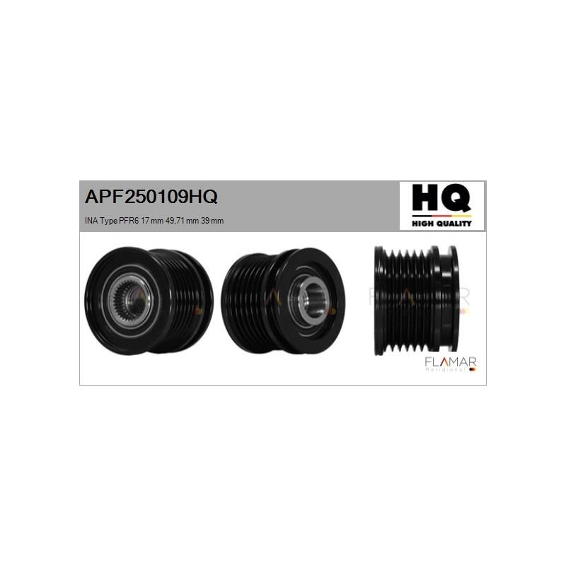 FLAMAR APF250109HQ Polea, alternador - 1