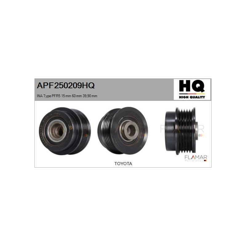 FLAMAR APF250209HQ Polea, alternador - 1