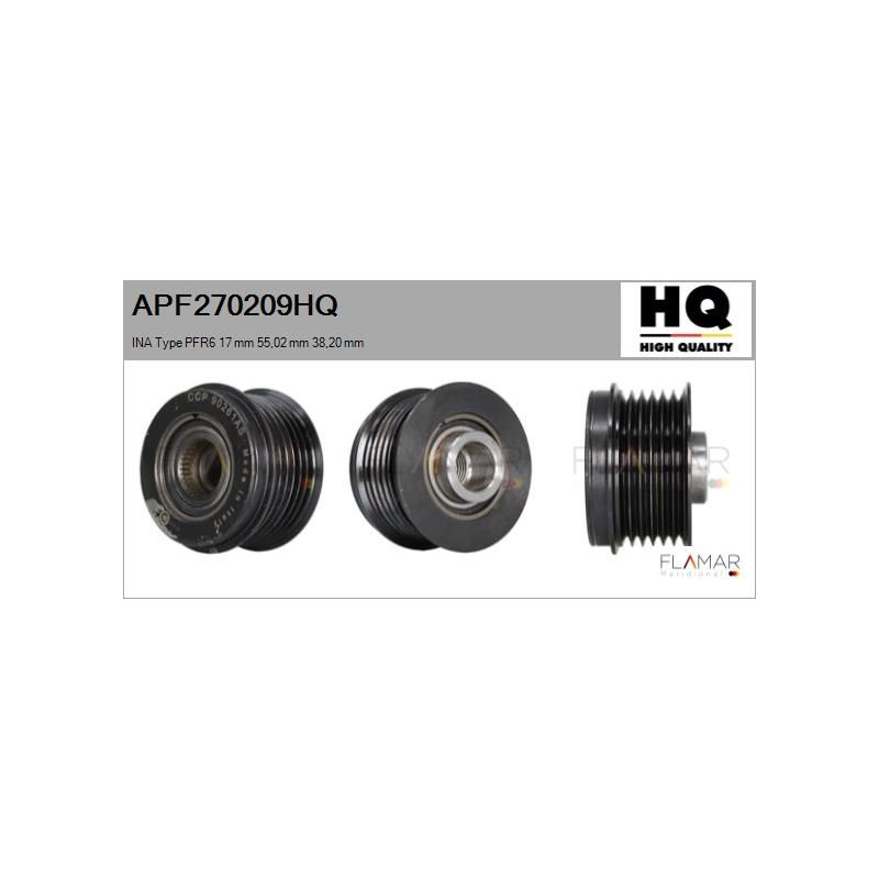 FLAMAR APF270209HQ Polea, alternador - 1