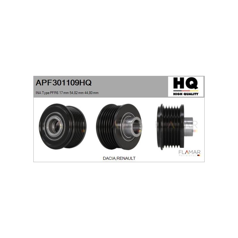 FLAMAR APF301109HQ Polea, alternador - 1
