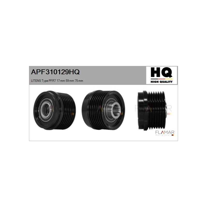 FLAMAR APF310129HQ Polea, alternador - 1