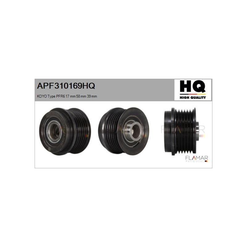 FLAMAR APF310169HQ Polea, alternador - 1