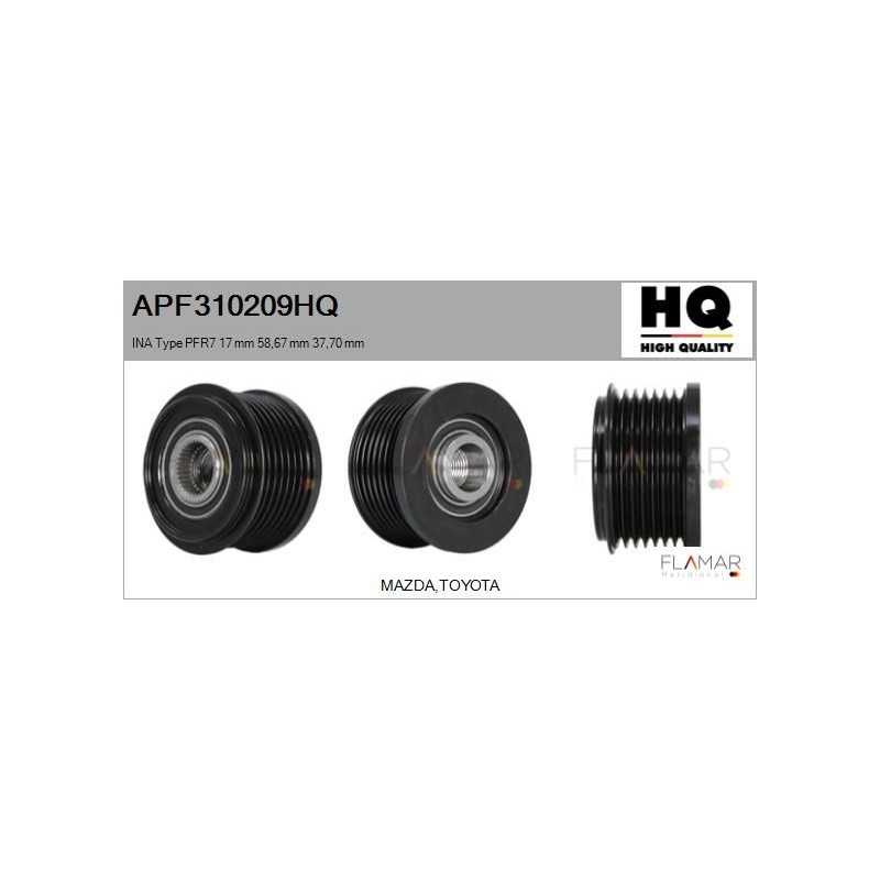 FLAMAR APF310209HQ Polea, alternador - 1