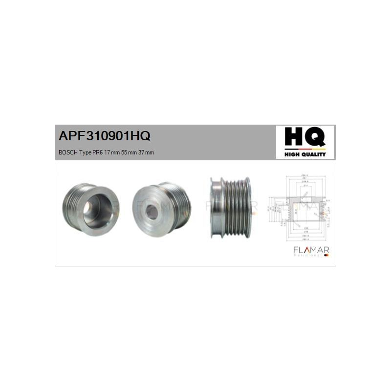 FLAMAR APF310901HQ Polea, alternador - 1