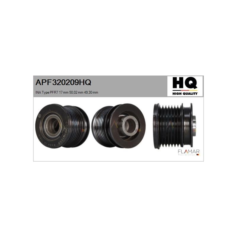 FLAMAR APF320209HQ Polea, alternador - 1
