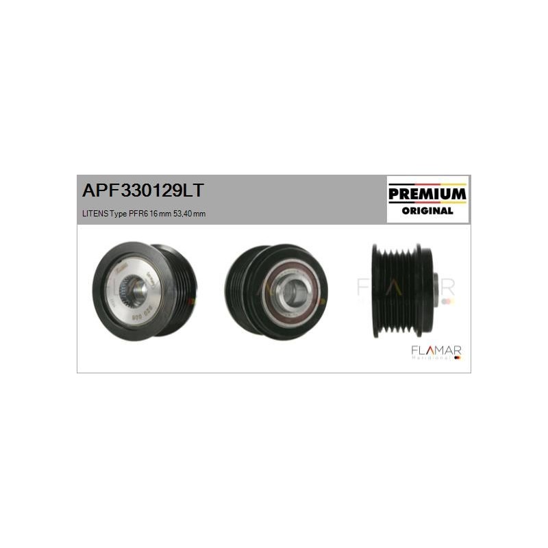 FLAMAR APF330129LT Polea, alternador - 1