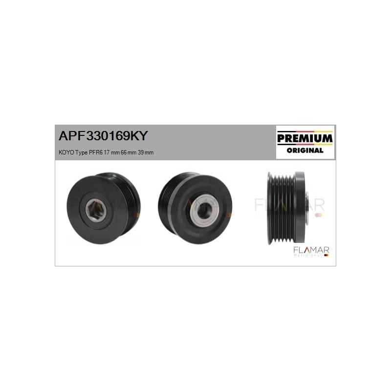 FLAMAR APF330169KY Polea, alternador - 1