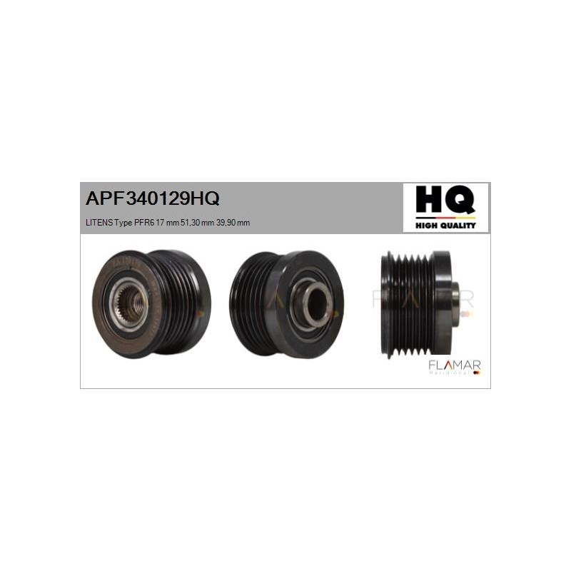 FLAMAR APF340129HQ Polea, alternador - 1