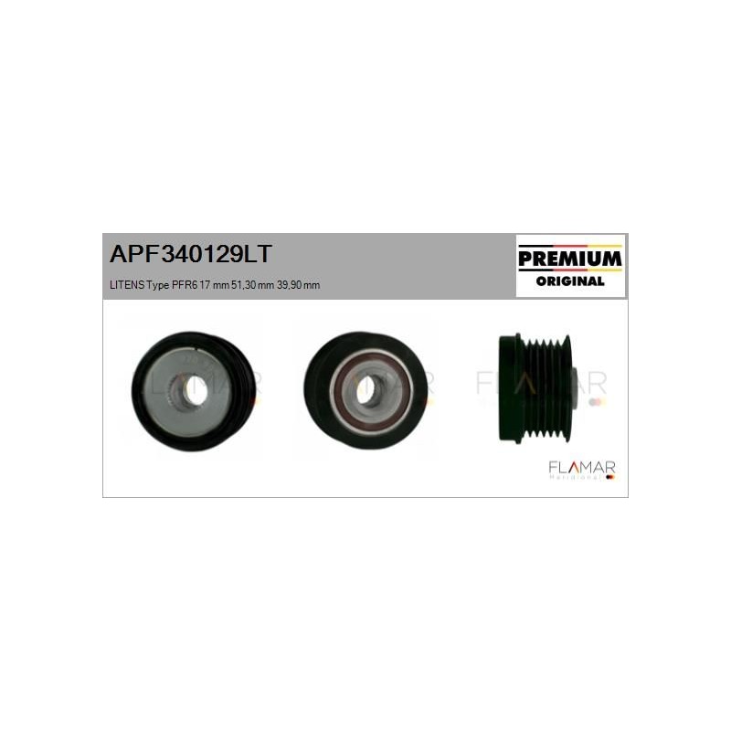 FLAMAR APF340129LT Polea, alternador - 1