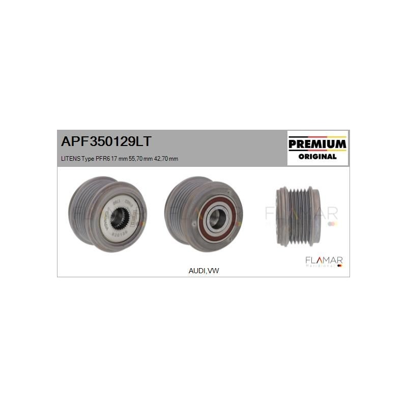 FLAMAR APF350129LT Polea, alternador - 1