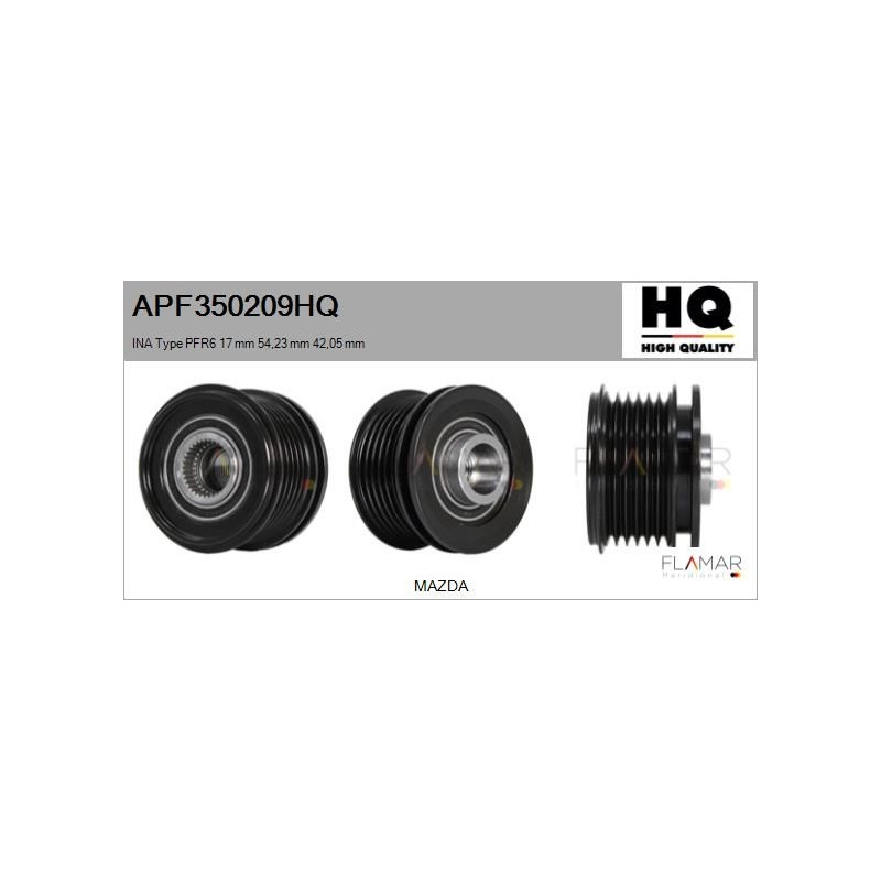 FLAMAR APF350209HQ Polea, alternador - 1