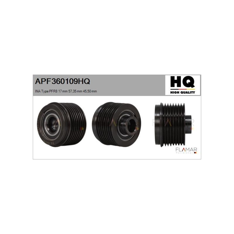 FLAMAR APF360109HQ Polea, alternador - 1