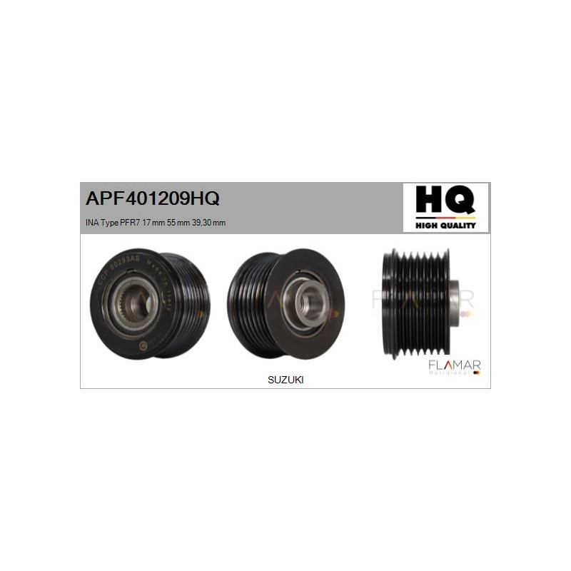 FLAMAR APF401209HQ Polea, alternador - 1