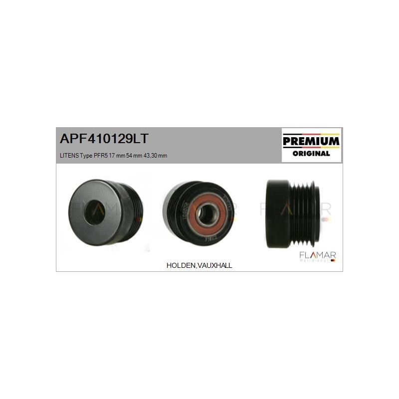FLAMAR APF410129LT Polea, alternador - 1