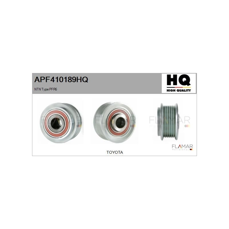 FLAMAR APF410189HQ Polea, alternador - 1