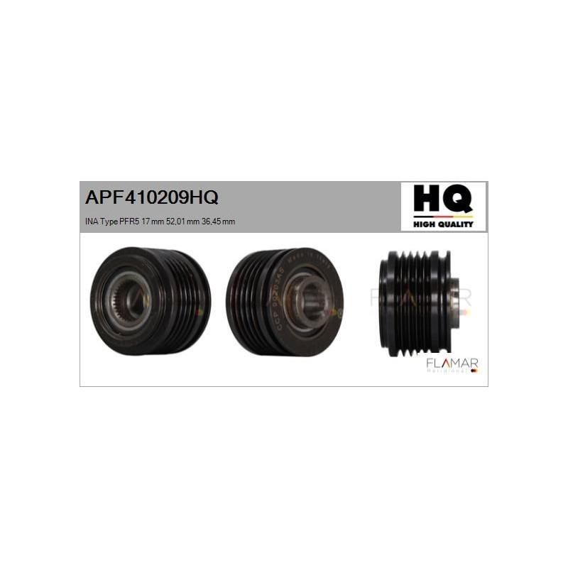 FLAMAR APF410209HQ Polea, alternador - 1