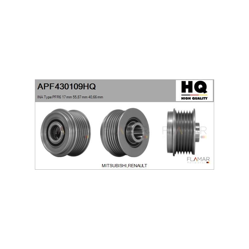 FLAMAR APF430109HQ Polea, alternador - 1