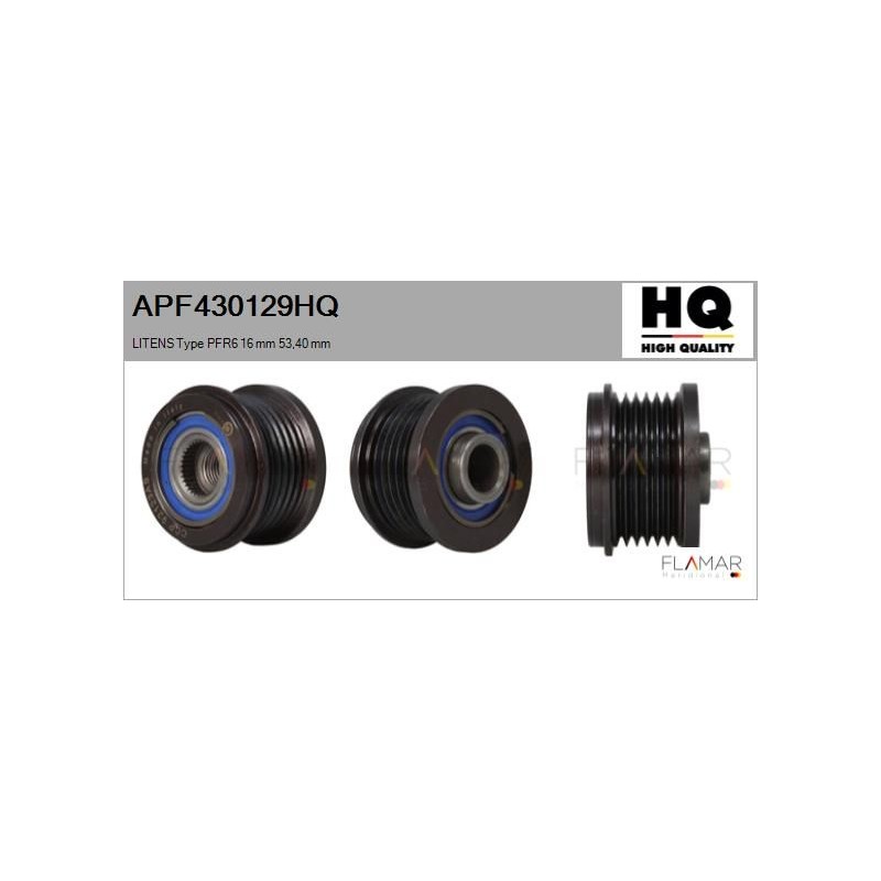 FLAMAR APF430129HQ Polea, alternador - 1
