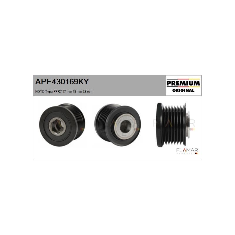 FLAMAR APF430169KY Polea, alternador - 1