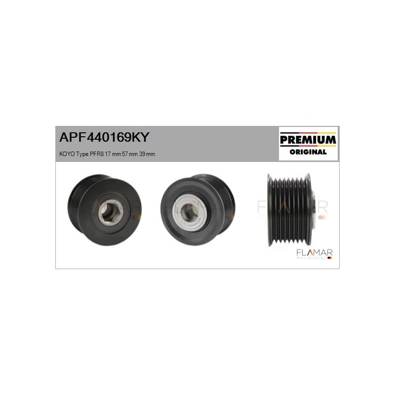 FLAMAR APF440169KY Polea, alternador - 1