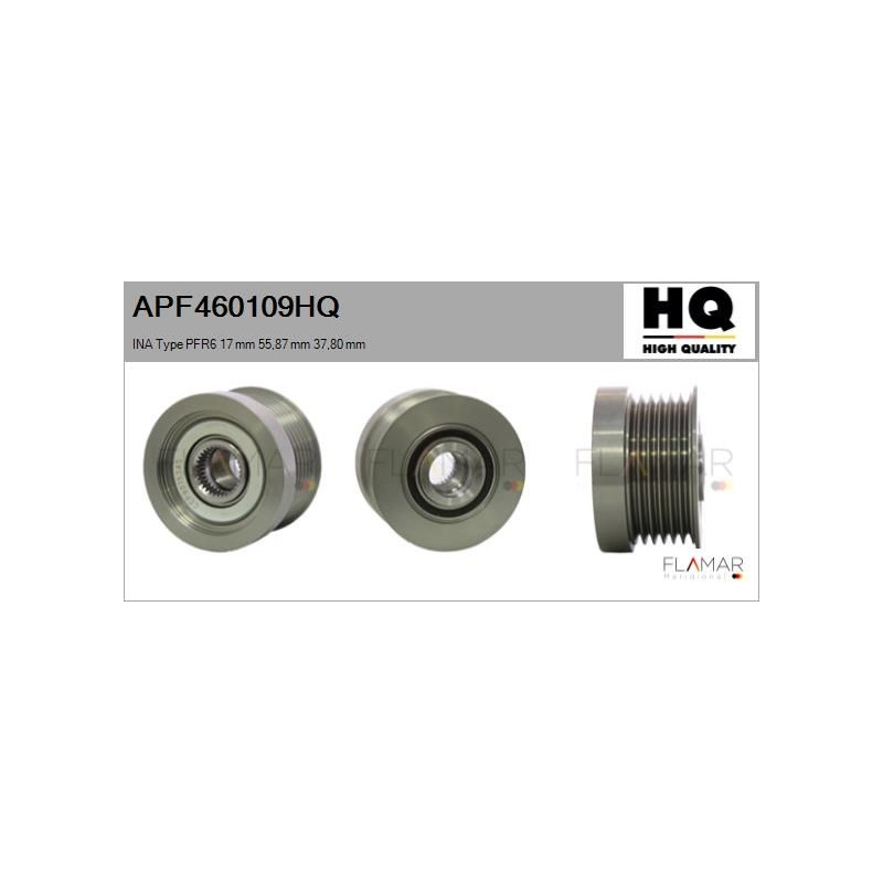 FLAMAR APF460109HQ Polea, alternador - 1