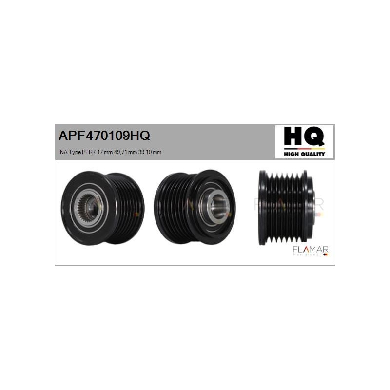 FLAMAR APF470109HQ Polea, alternador - 1