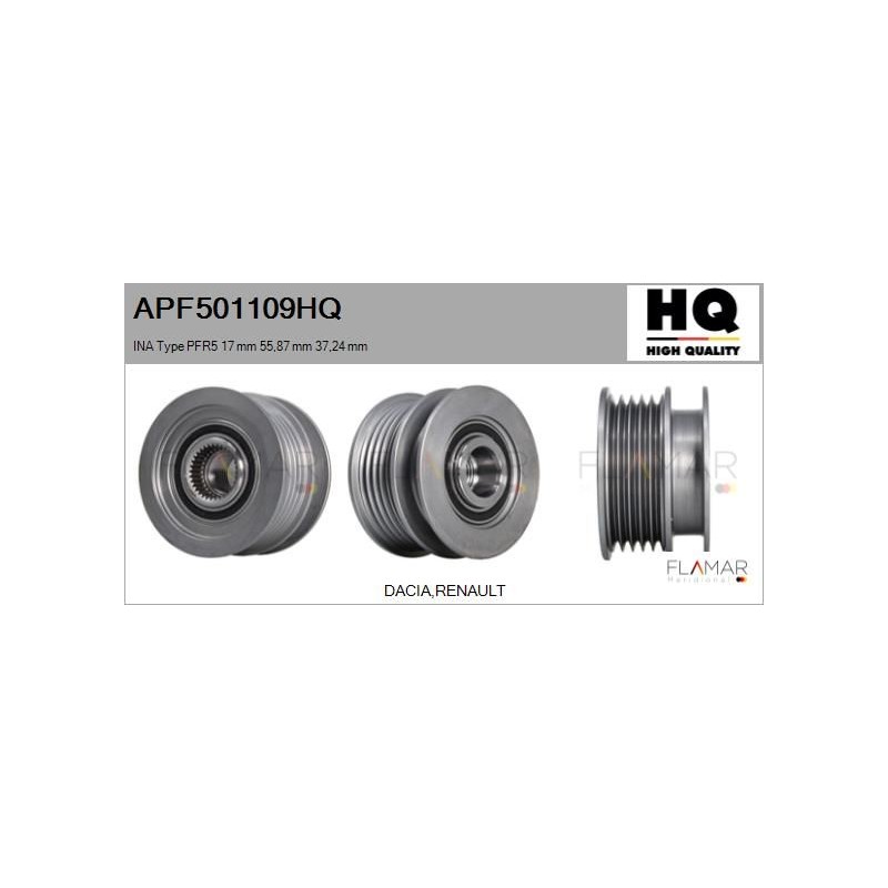 FLAMAR APF501109HQ Polea, alternador - 1