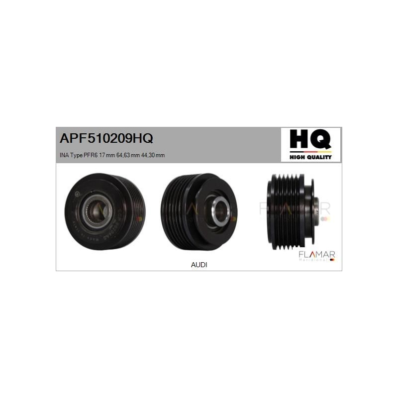 FLAMAR APF510209HQ Polea, alternador - 1