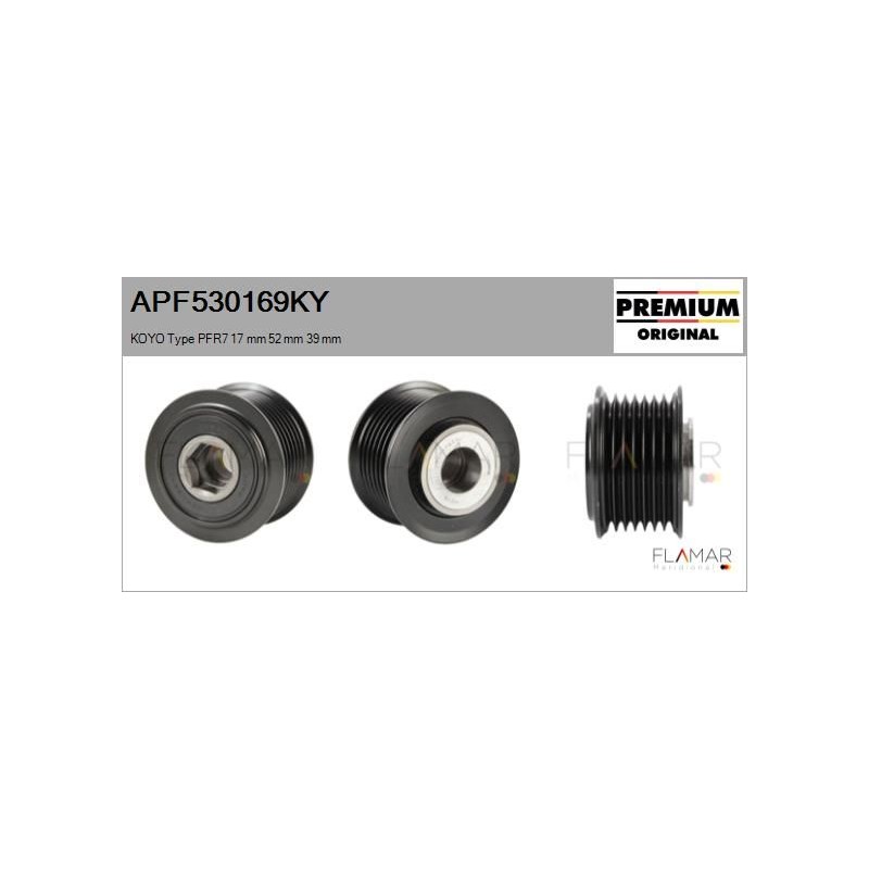 FLAMAR APF530169KY Polea, alternador - 1