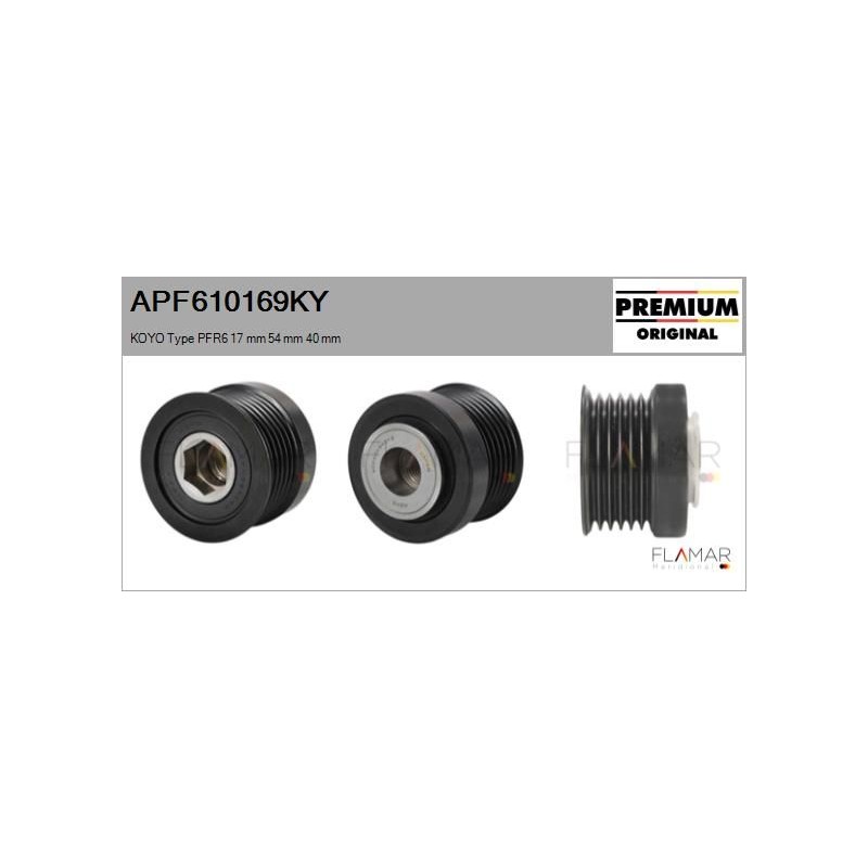 FLAMAR APF610169KY Polea, alternador - 1