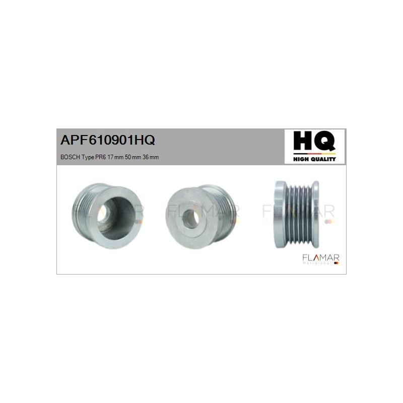 FLAMAR APF610901HQ Polea, alternador - 1