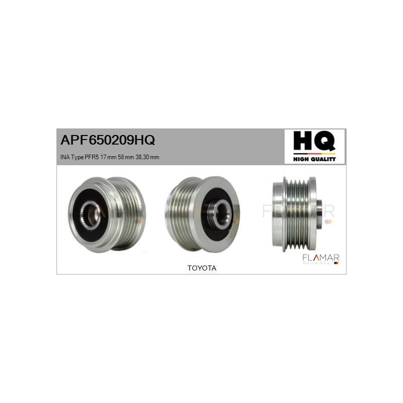 FLAMAR APF650209HQ Polea, alternador - 1