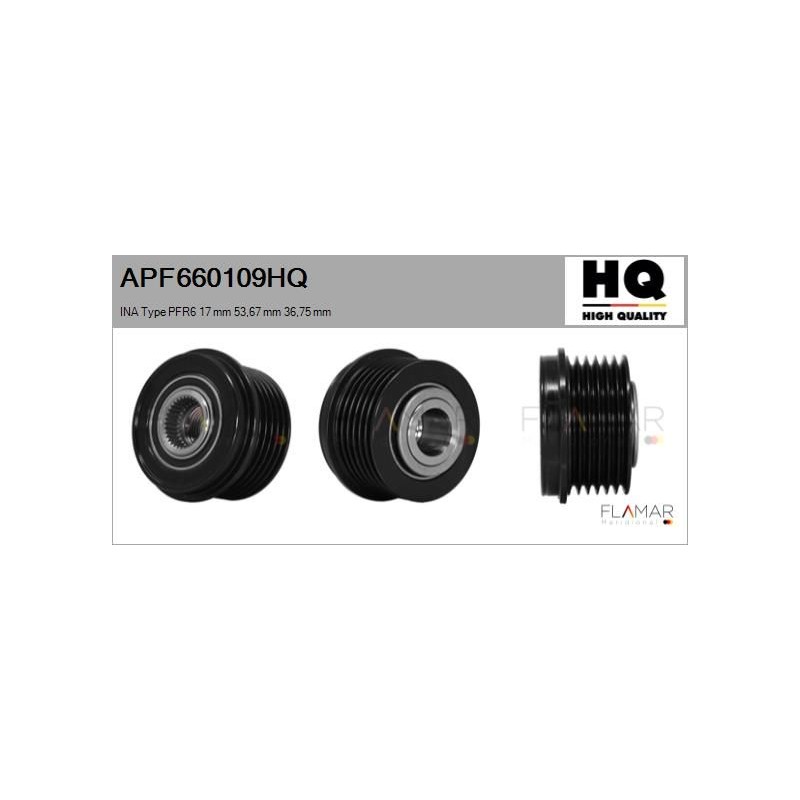 FLAMAR APF660109HQ Polea, alternador - 1