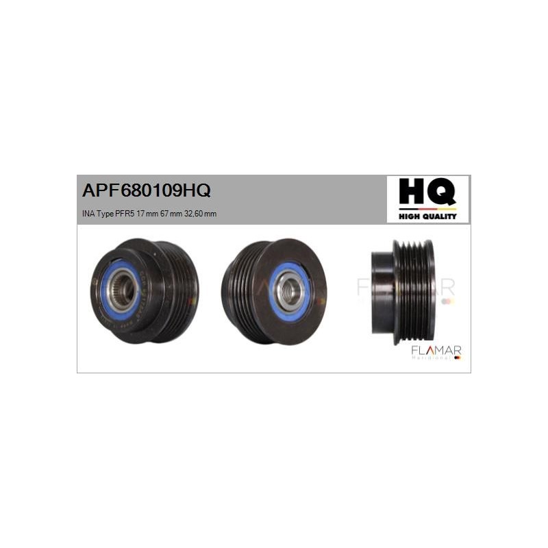 FLAMAR APF680109HQ Polea, alternador - 1
