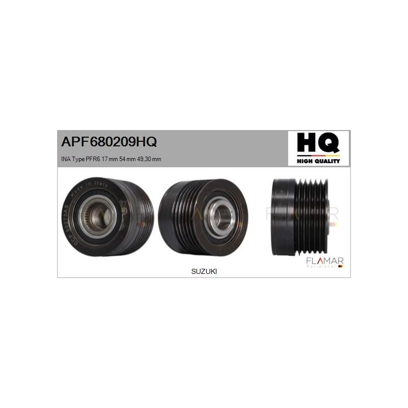 FLAMAR APF680209HQ Polea, alternador - 1