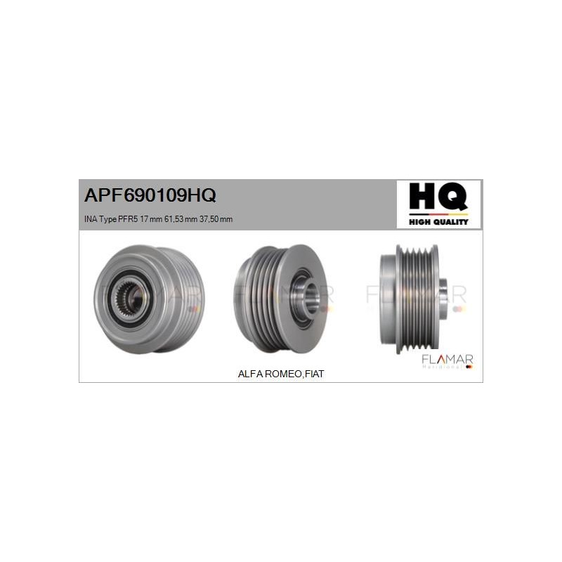 FLAMAR APF690109HQ Polea, alternador - 1